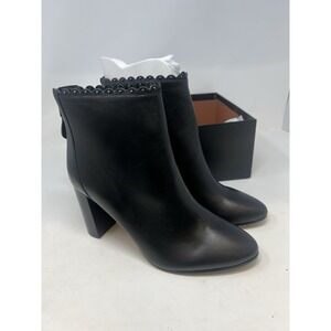 New In Box Coach Terence Soft Shine Black Bootie Size 9.5M